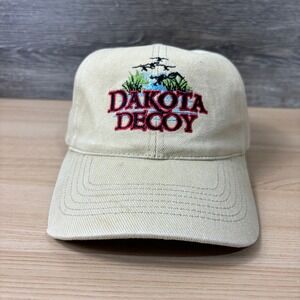 Dakota Decoys Hat Cap Strap Back Brown Tan Hunting Outdoors